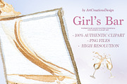 Hand Painted Girl's Bar Clipart, a Food Illustration by ArtCreationsDesign (Thumbnail 14 of 14)