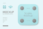 Bathroom Scales Mockup Set, a Household Mockup by Country4k (Thumbnail 1 of 4)