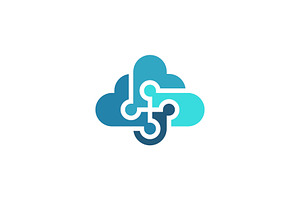modern cloud community people logo, a Branding & Logo Template by Rasagama Studio