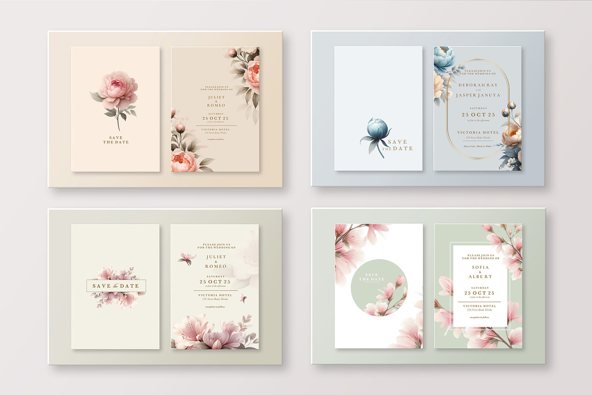 60 Floral Wedding Card, an Invitation Template by EvitePapery (Photo 11 of 15)