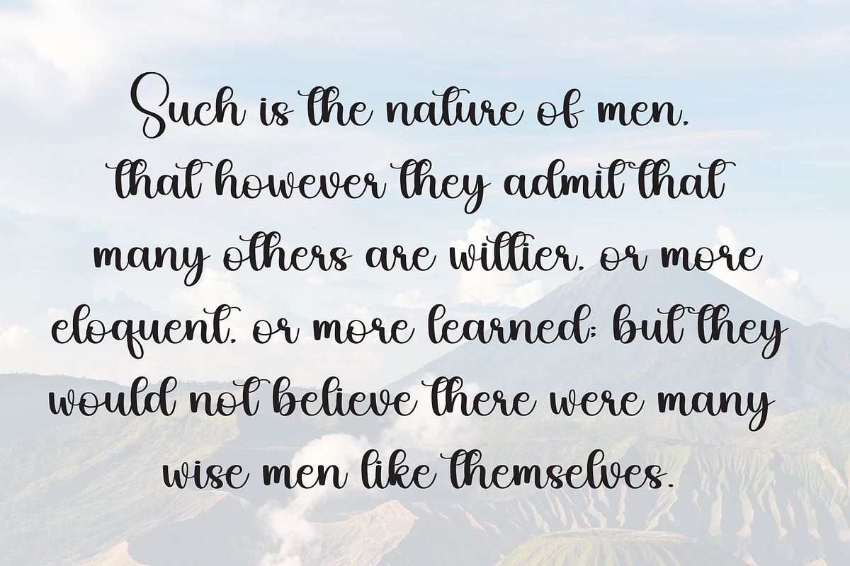 Mandala | Script Font, a Handwritten Font by Scratchones (Photo 6 of 9)