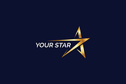 Abstract Star Gold Logo Concept, a Branding & Logo Template by Signatoro (Thumbnail 1 of 3)