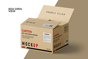 Kraft Carton Packaging Box Mockup, a Packaging Mockup by Ram Studio (Thumbnail 11 of 13)