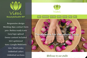 Vital - Beauty & Spa WordPress Theme