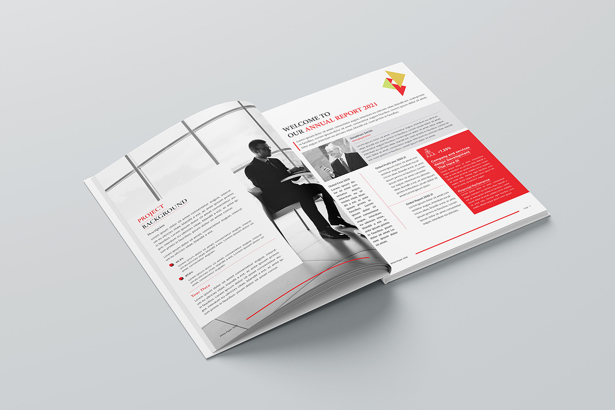 Annual Report Bundle | Word, indd, a Brochure Template by obayes (Photo 25 of 51)