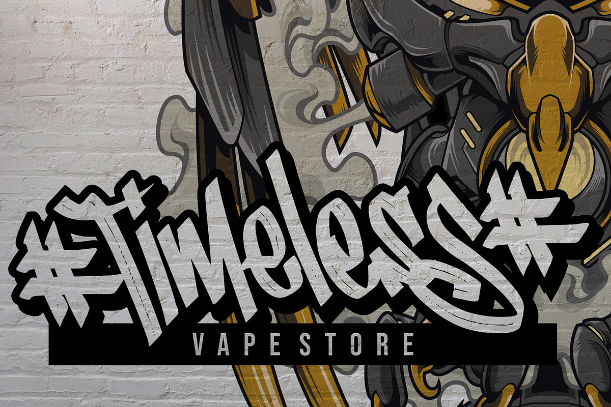 Nutty Noisses - Graffiti typeface, a Font by Gassstype (Photo 7 of 10)