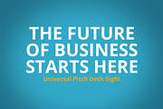 Universal Pitch Deck Eight PwerPoint, a Presentation Template by PitchStock (Thumbnail 1 of 5)