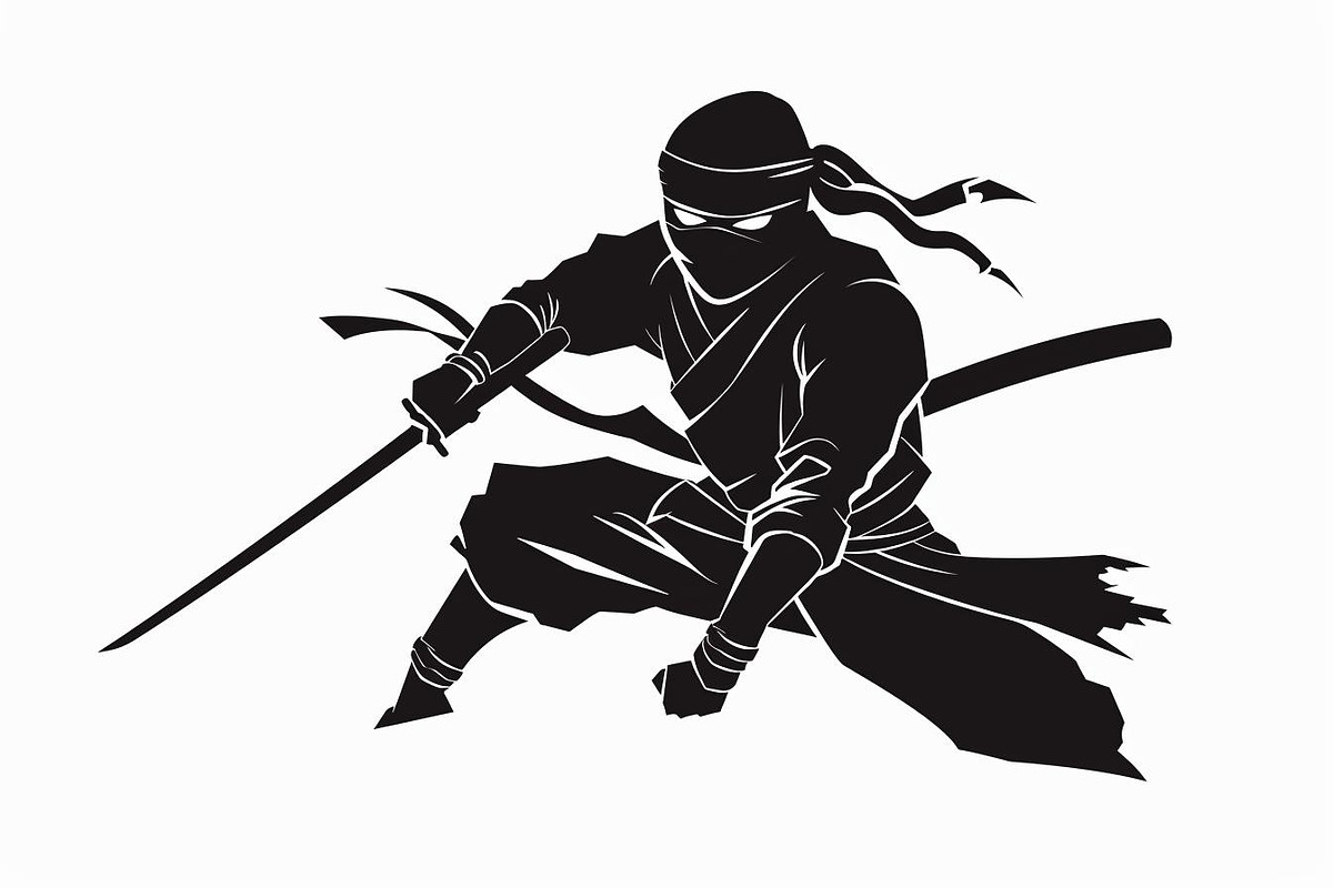 Samurai Ninja Sword Battle, an Illustration by Designs_River (Photo 8 of 10)