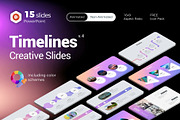 Timeline Infographics PowerPoint, a Presentation Template by Presentation Templates (Thumbnail 1 of 16)