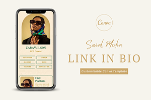 UGC Link In Bio Website Canva