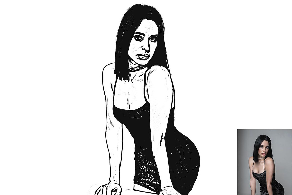 Image Vector Tracing Ps Action, an Action Add-On by Studio Retouch (Photo 2 of 10)