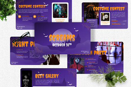 Screams - Halloween Powerpoint, a Presentation Template by Dhabee