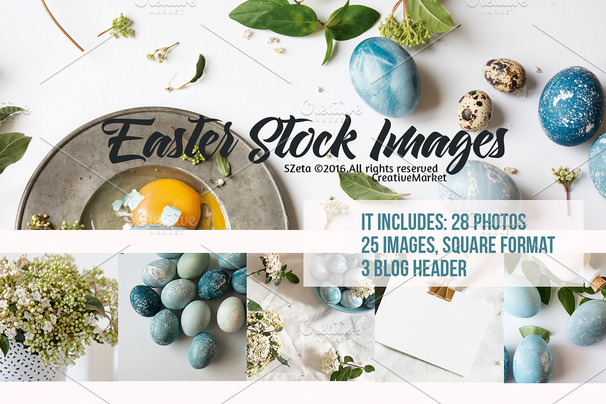 Easter stock image PACK, a Mockup by JAY MID IMAGE (Photo 1 of 7)