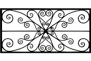 Luxury Iron Scroll Gate Railing, an Object Graphic by Designer_Momina (Thumbnail 16 of 17)