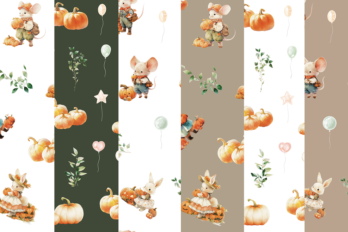 Pumpkin Harvest, an Animal Illustration by heyiamalice (Photo 9 of 14)