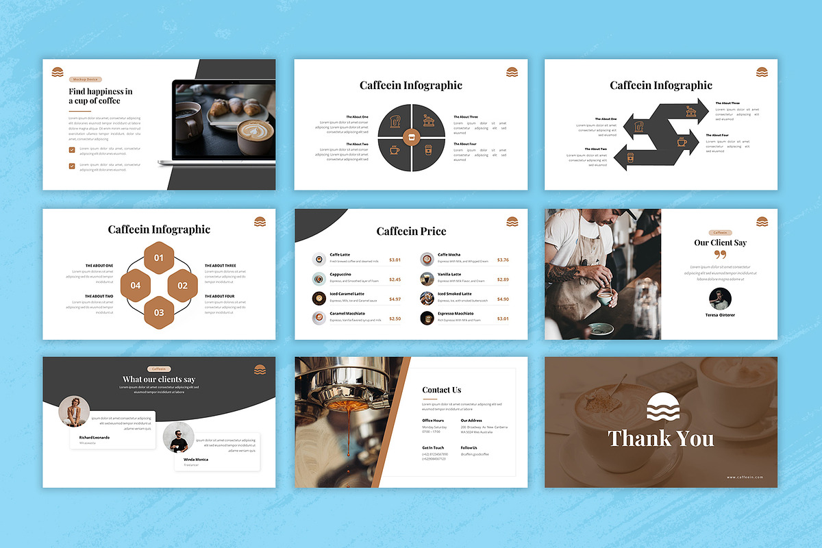 Restaurant Coffee Keynote Slide, a Presentation Template by Salamahtype (Photo 5 of 5)