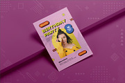Nostalgic 90s Birthday Invitation, an Invitation Template by Fannan Studio (Thumbnail 2 of 2)