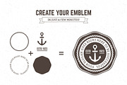 Logo Maker | Retro Emblem Generator, a Branding & Logo Template by Vecster (Thumbnail 2 of 10)