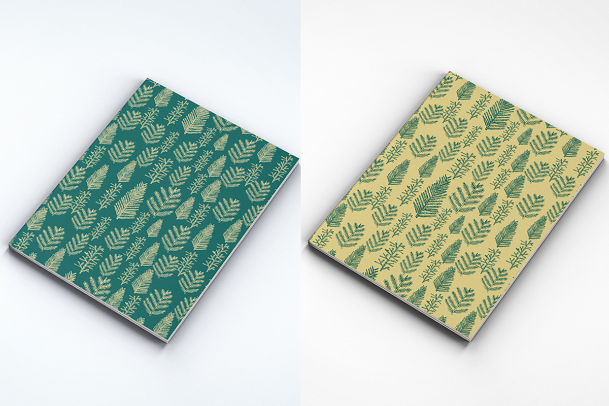 Hand Drawn Spruce Branches & Pattern, a Background Graphic by IRSYART (Photo 8 of 9)