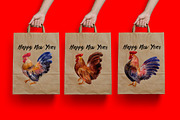 watercolor roosters family & 2017, an Animal Illustration by Graphobia (Thumbnail 13 of 13)