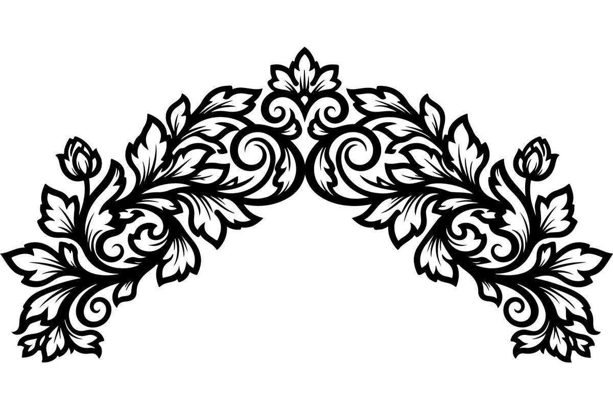 Decorative Arch Window Vector Pack, a Decorative Illustration by Designer_Momina (Photo 14 of 21)