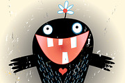 Funny colorful monsters, a Pattern Graphic by Tanor (Thumbnail 11 of 16)