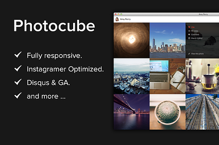 Photocube Tumblr Theme, a Websites & App Template by Vietism
