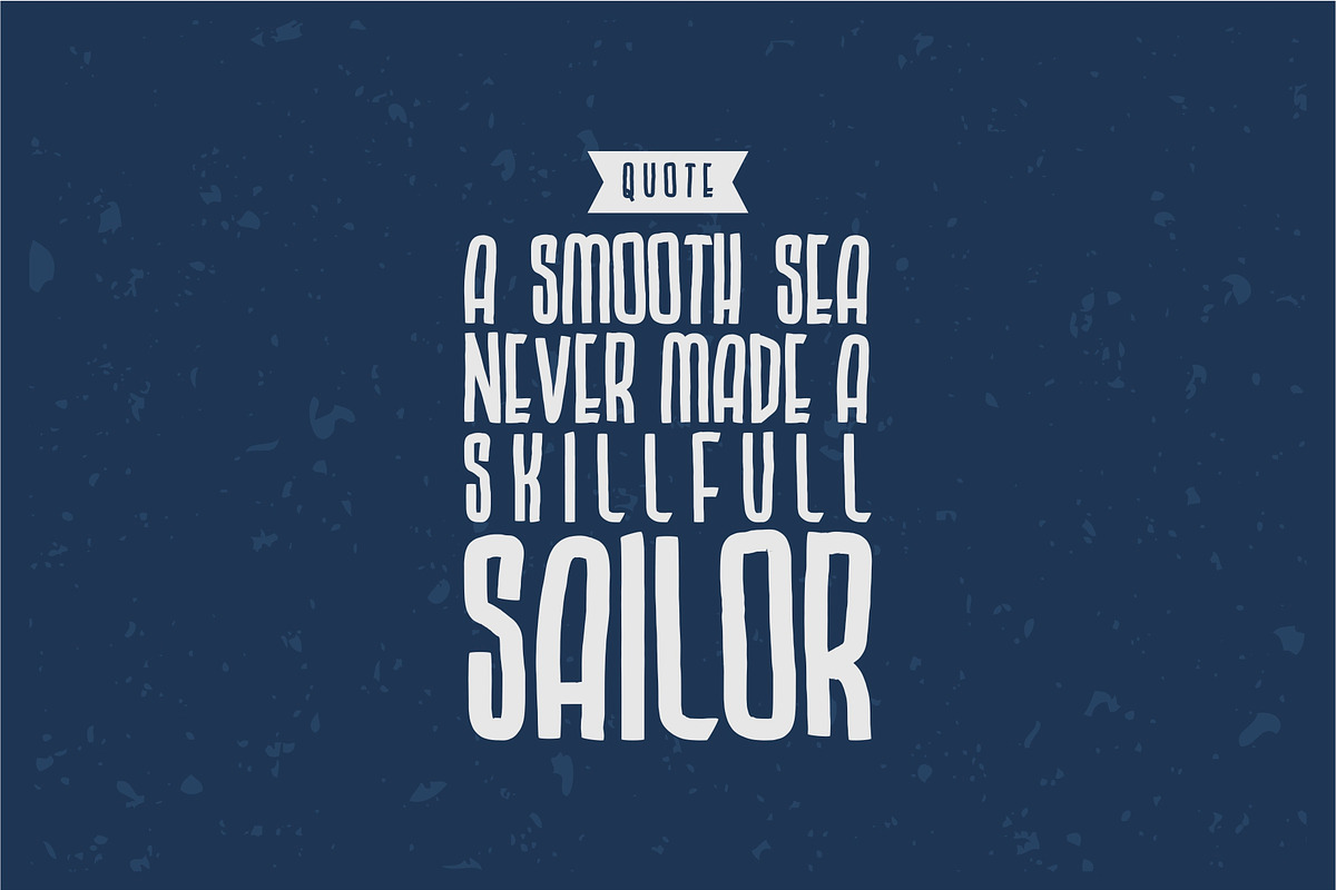 BLUE CAPTAIN TYPEFACE preview 2