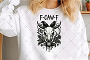Crow Raven PNG, F-CAW-F, an Illustration by Craft Nest (Thumbnail 5 of 5)