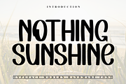 Nothing Sunshine, a Serif Font by InermediaSTUDIO (Thumbnail 1 of 7)