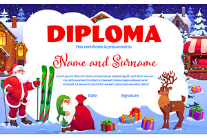 Merry Christmas kids diploma