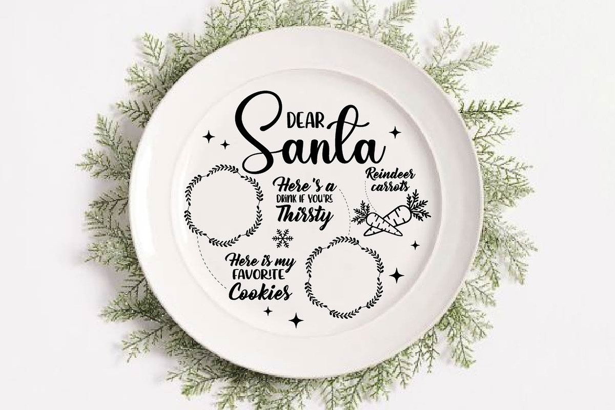 Christmas Santa Tray Svg Bundle, an Object Graphic by EllaMaiyaali (Photo 5 of 6)