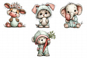 Whimsical Easter Animals Clipart PNG, an Illustration by Daily.Designs (Thumbnail 7 of 8)