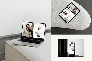 Minimal Squarespace Website Template