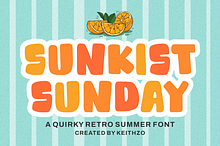 Sunkist Sunday - Playful Font