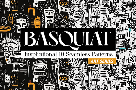 10 Art Series Patterns: Basquiat