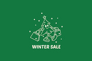 Spruce Tree Holiday Winter Sale, a Branding & Logo Template by Signatoro (Thumbnail 2 of 3)