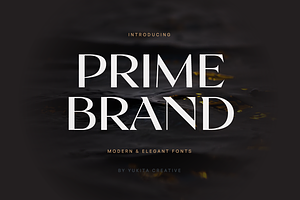Prime Brand – Elegant Display Font