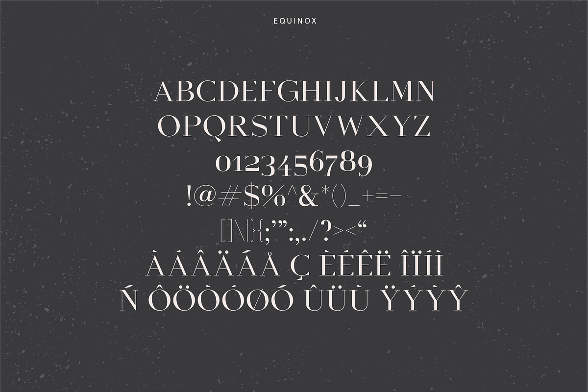 Equinox Stylish Font duo & logo Bundle preview 5