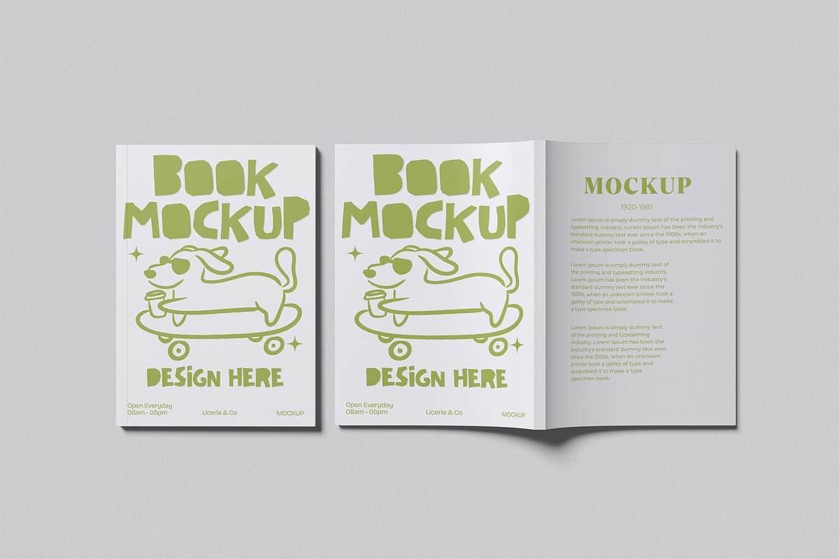 Book Mockup, a Books & Magazine Mockup by Afif_studio (Photo 5 of 5)