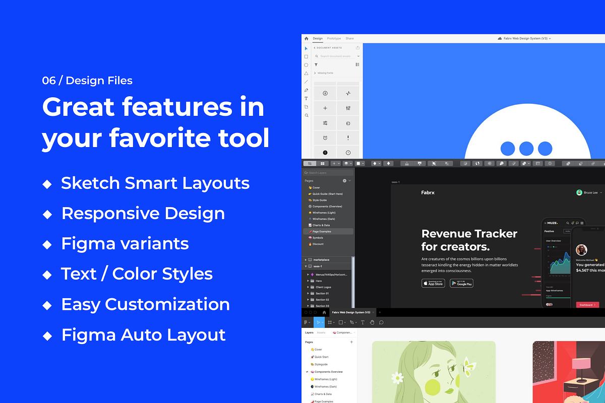 Fabrx Web Design System V3, a Wireframe Template by Fabrx Design (Photo 6 of 7)