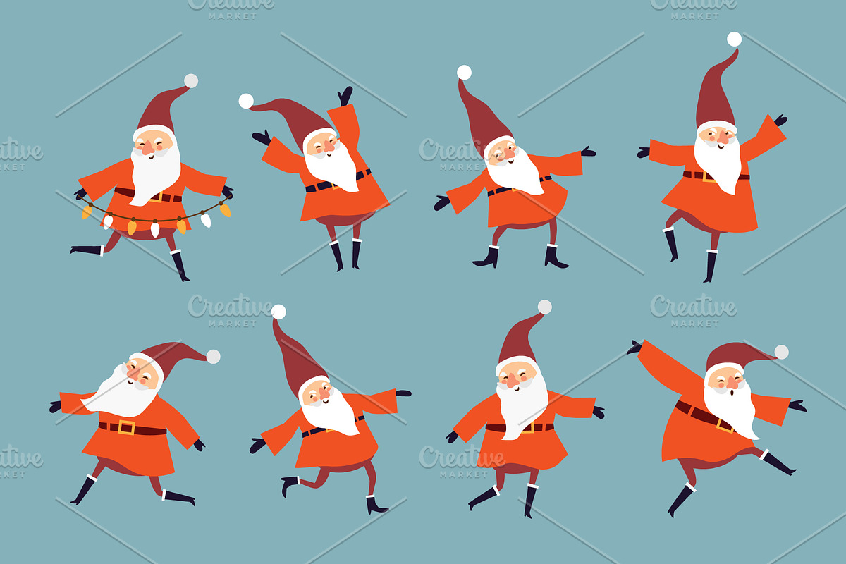 Christmas Gnomes, a Seasonal Illustration by lenlis (Photo 2 of 6)