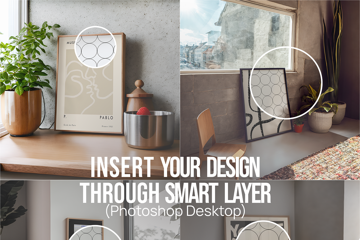 24 Minimalist Poster Mockup Bundle, a Poster Template by SigaSigaMockup (Photo 5 of 11)