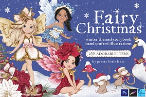 Fairy Christmas-Winter Illustrations