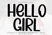 Hello Girl, a Sans Serif Font by FreshTypeINK (Thumbnail 1 of 7)