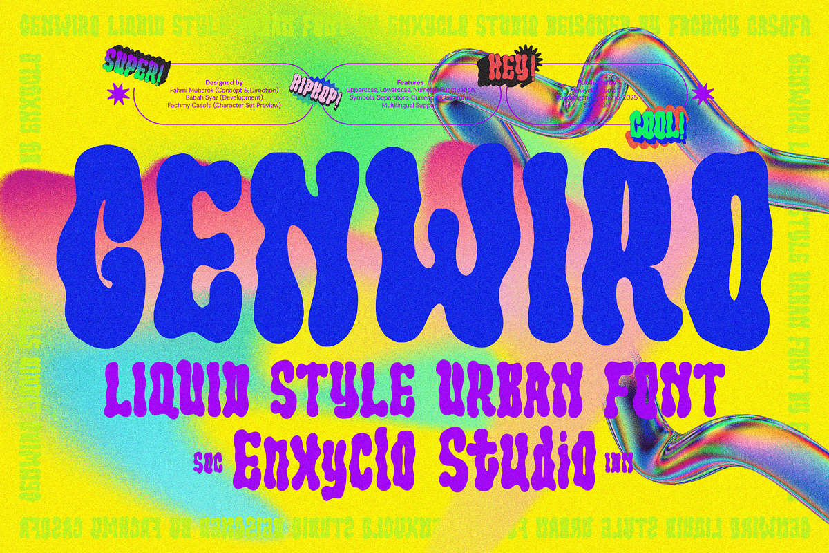 Genwiro — Urban Font, a Handwritten Font by Enxyclo Studio (Photo 1 of 15)