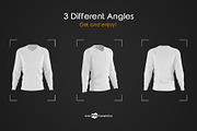 Mens Long Sleeve T-Shirts MockUp Set, a Shirt Mockup by Free-PSD-Templates (Thumbnail 4 of 4)