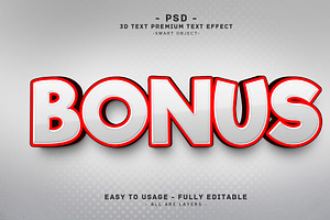 Bonus 3D Editable Psd Text Effect, a Layer Style Add-On by Md Jahidul99