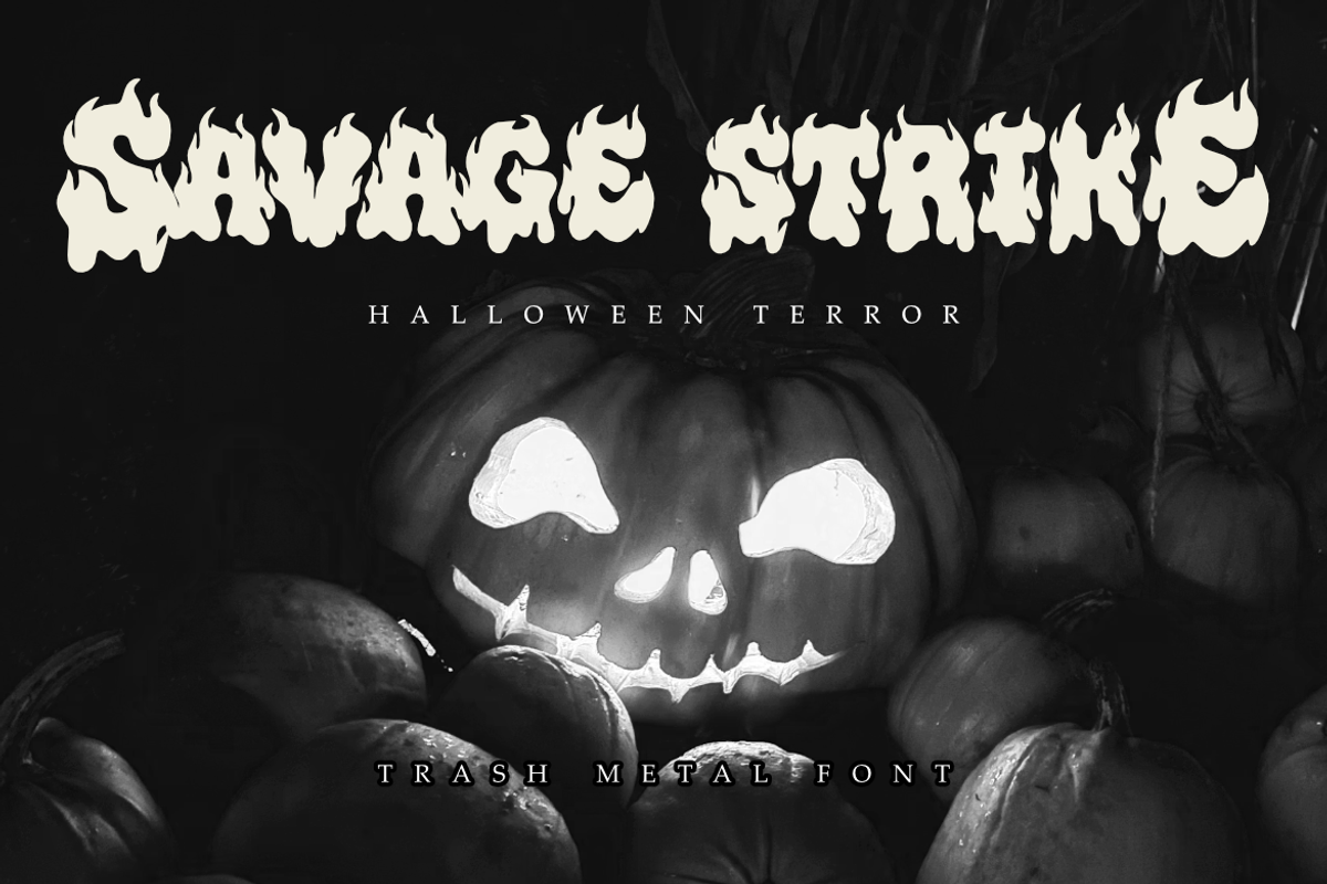 Ghost Terror - Trash Metal Font, a Symbol Font by Masyafi Studio (Photo 2 of 8)