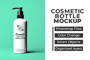 Cosmetic Bottle Mockup, a Packaging Mockup by Viswal Studio (Thumbnail 1 of 3)